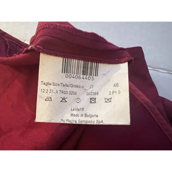 LAVIA 18 Size 14 Women's‎ Burgundy Business Knee Length Dress UK 18 EU 46 - Picture 6 of 7